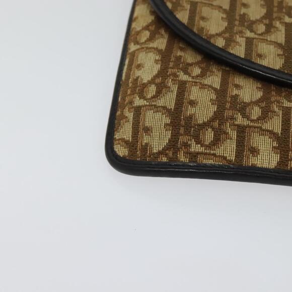 DIOR Trotter Canvas Shoulder Bag Brown - Picture 8 of 12